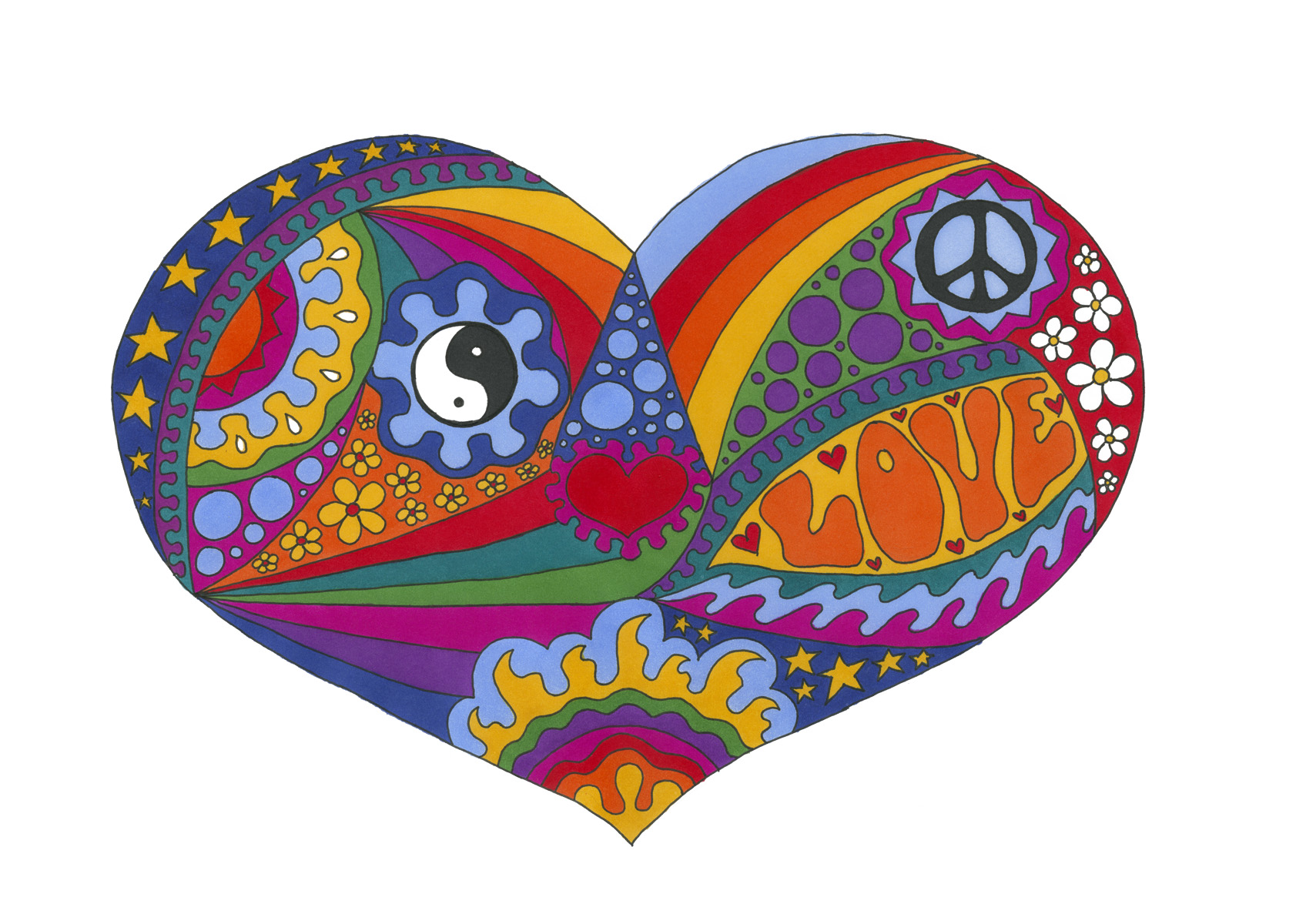 Heart art print by Kellie Espie