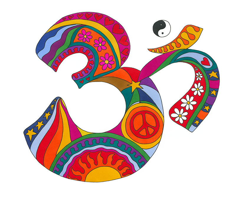 Om art print by Kellie Espie