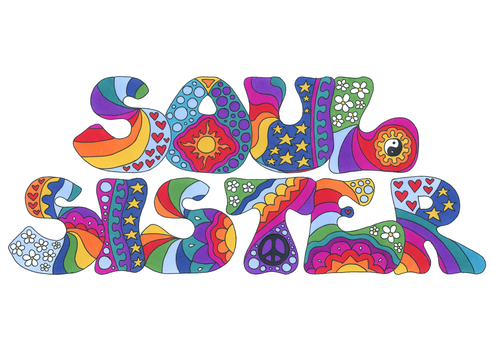 Soul Sister art print by Kellie Espie