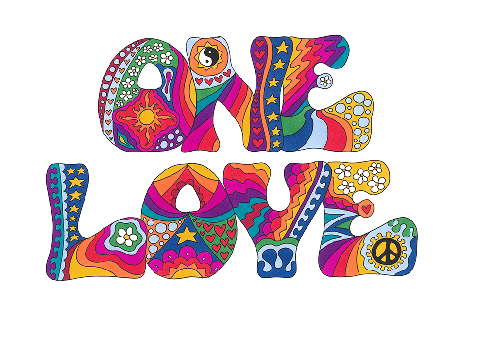 One Love art print by Kellie Espie